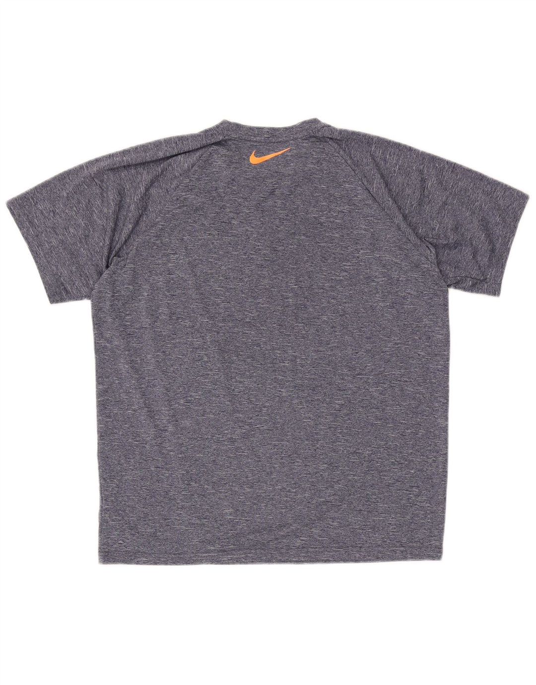 Nike Herre Dri Fit grafisk T-shirt Top Medium Navy Blue Flecked