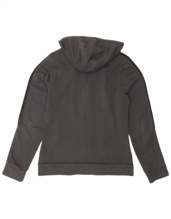 Adidas Dame Hættetrøje Sweater UK 14 Medium Grey Bomuld