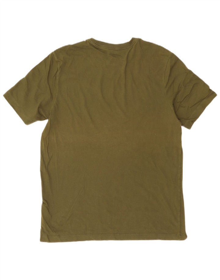 Nike Herre grafisk T-shirt Top Medium Khaki Bomuld