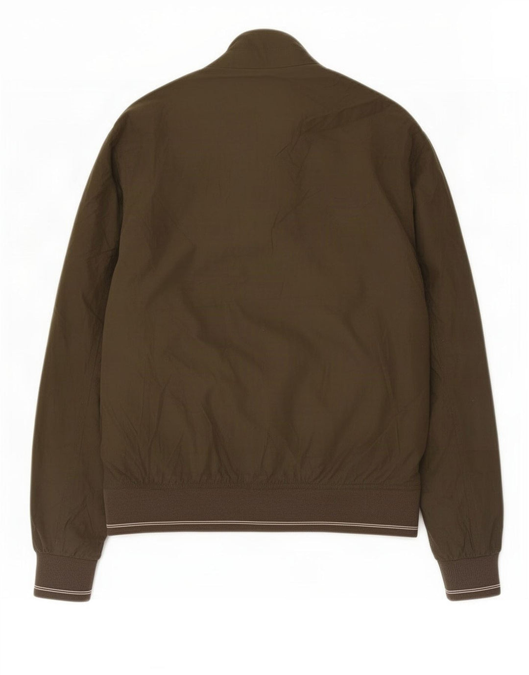 Marks & Spencer Herre Regular Fit Bomber Jacket UK 38 Medium Khaki Polyester