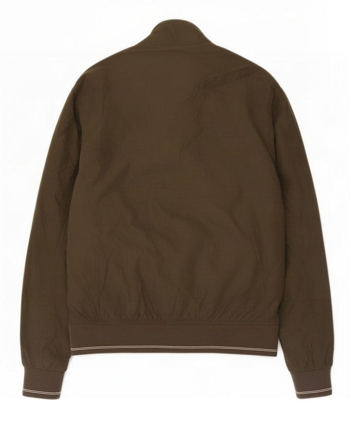 Marks & Spencer Herre Regular Fit Bomber Jacket UK 38 Medium Khaki Polyester