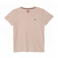 Tommy Hilfiger Dame T-Shirt Top UK 12 Medium Hvid Bomuld