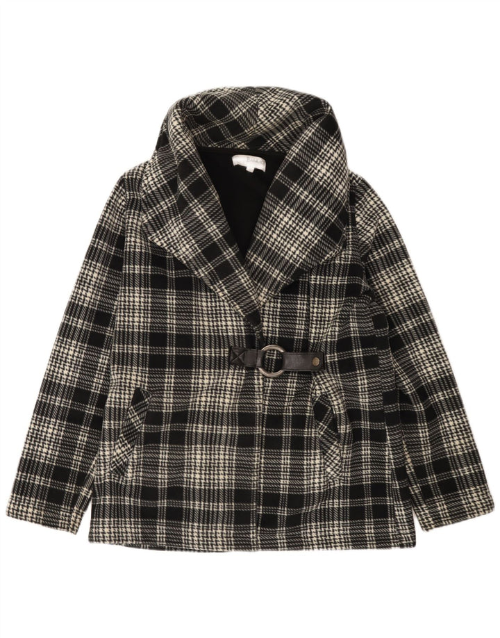 Barrage Dame Fleece Windbreaker Jacket UK 14 Medium Sort Plaid Polyester