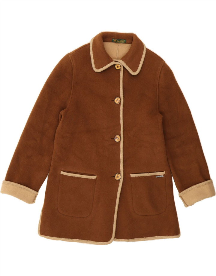 TYROLAND Womens Overcoat UK 14 Medium Brown Vintage Tyroland and Second-Hand Tyroland from Messina Hembry 