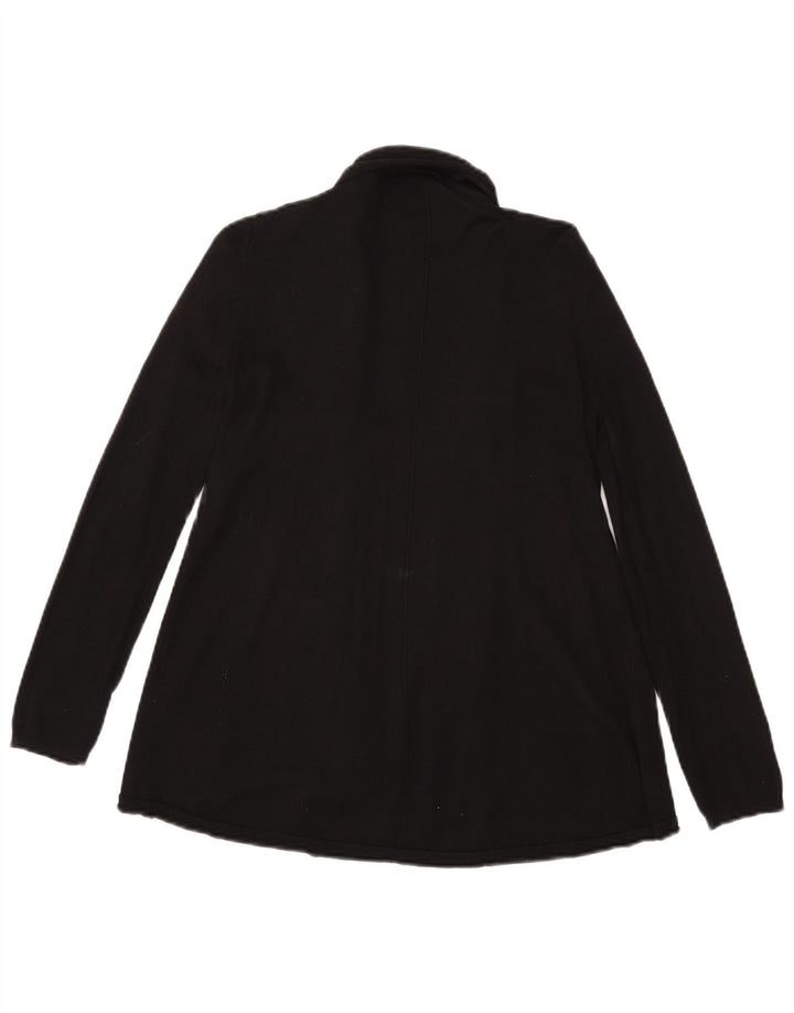 Zara Womens Open Cardigan Sweater UK 10 Small Black Viscose