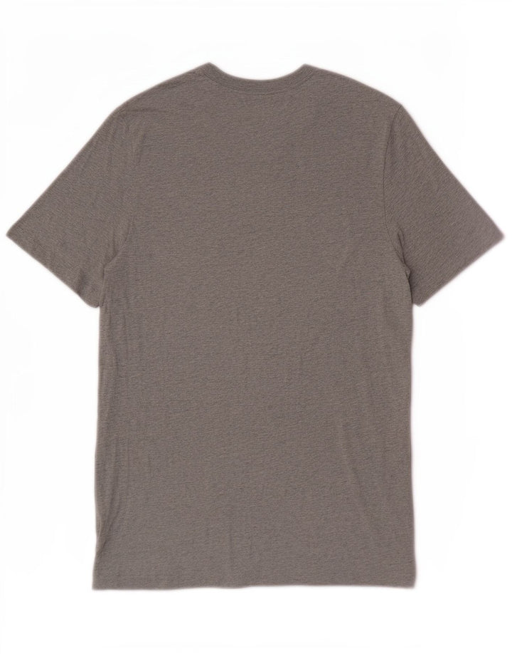 Nike T-shirt top mellem grå bomuld til mænd