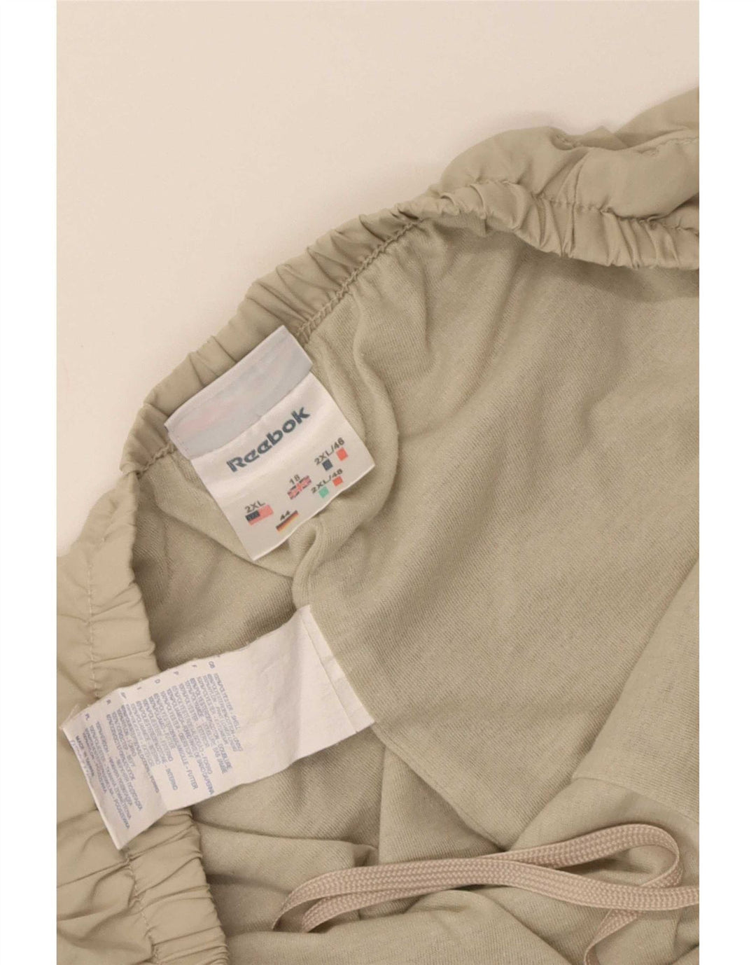 Reebok Træningsdragtsbukser til kvinder UK 18 XL Beige Polyester