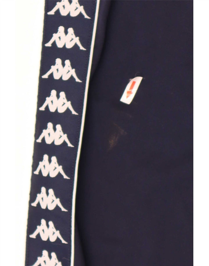 Kappa Herre grafisk træningsdragt Bukser Large Navy Blue Polyester