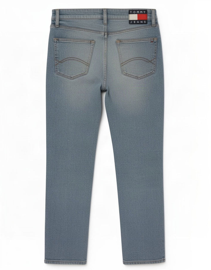 Tommy Hilfiger Herre Slim Jeans W30 L30 Blå Bomuld