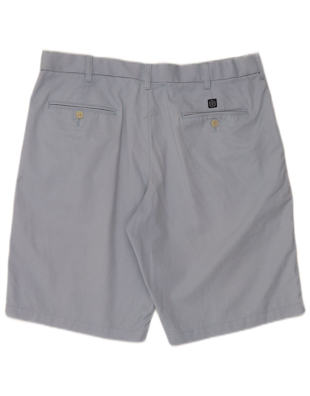 MARKS & SPENCER Herre Blue Harbor Chino Shorts W36 Large Blue Cotton