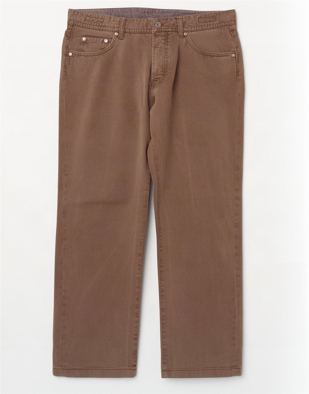 Massimo Dutti Herre Straight Jeans EU 48 XL W38 L29 Brun
