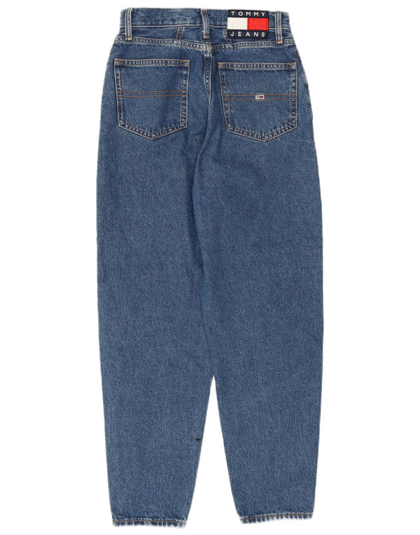 Tommy Jeans Dame Loose Fit Højtaljede Jeans W25 L26 Blå Bomuld