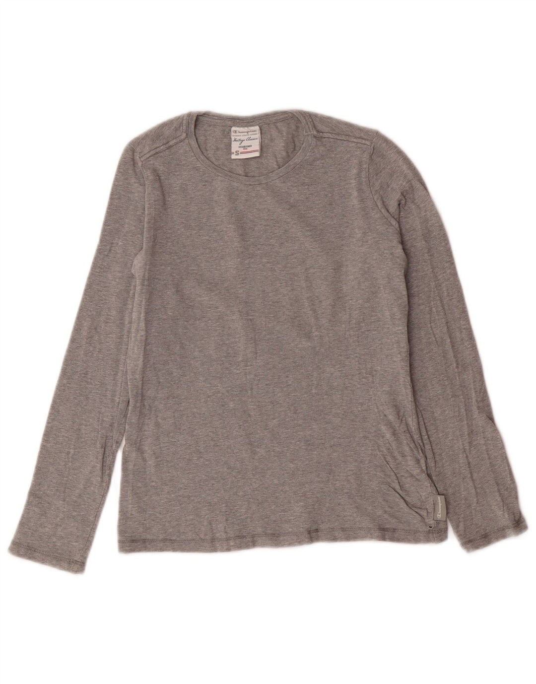 CHAMPION Womens Heritage Classics Top Langærmet UK 10 Small Grå