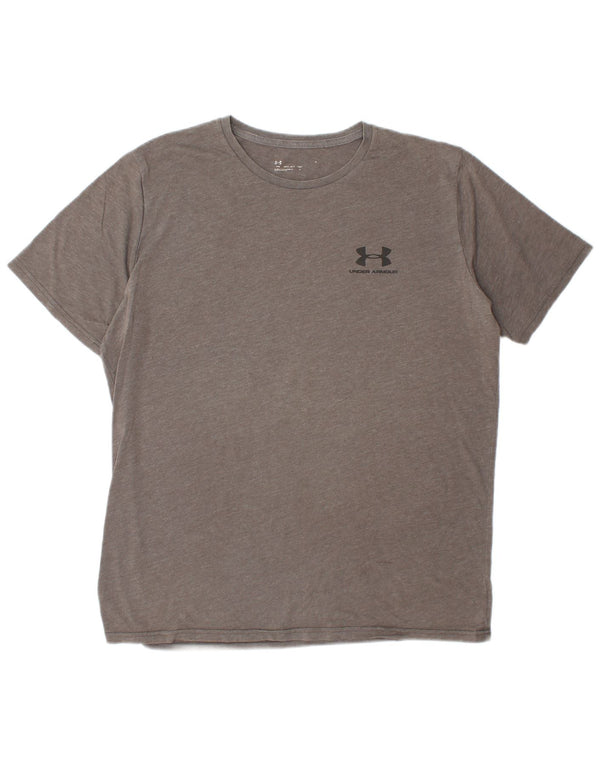 Under Armour Herre T-Shirt Top 3XL Grå