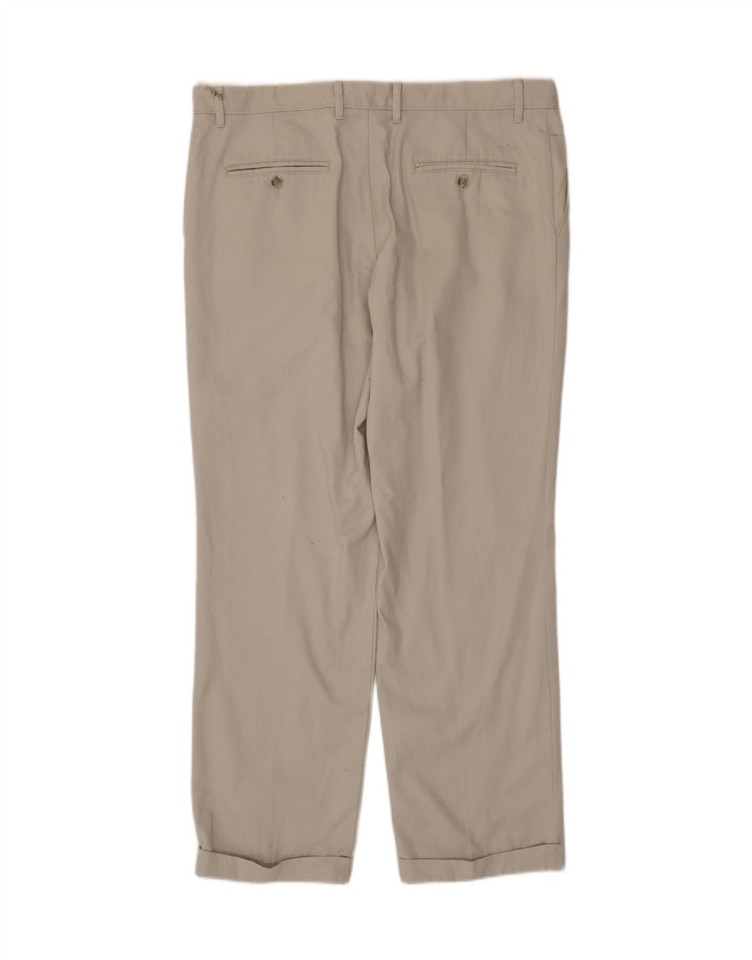 DOCKERS Herre Pegged Chino Bukser W38 L32 Off White Bomuld