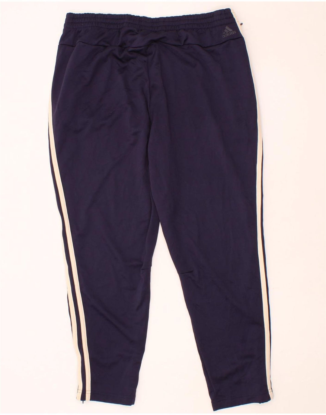 ADIDAS Womens Tracksuit Trousers Large Navy Blue Polyester Vintage Adidas and Second-Hand Adidas from Messina Hembry 