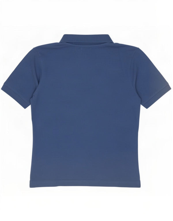 Kappa Dame Polo Shirt UK 16 Large Blue Cotton