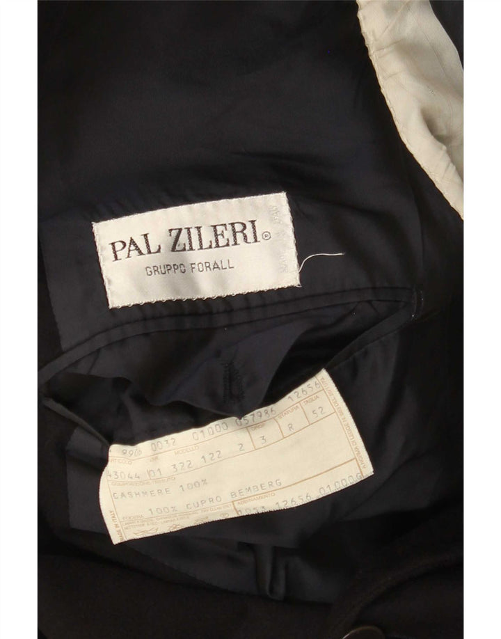 Pal Zileri Herre 2 Button Blazer Jacket IT 52 XL Navy Blue Cashmere