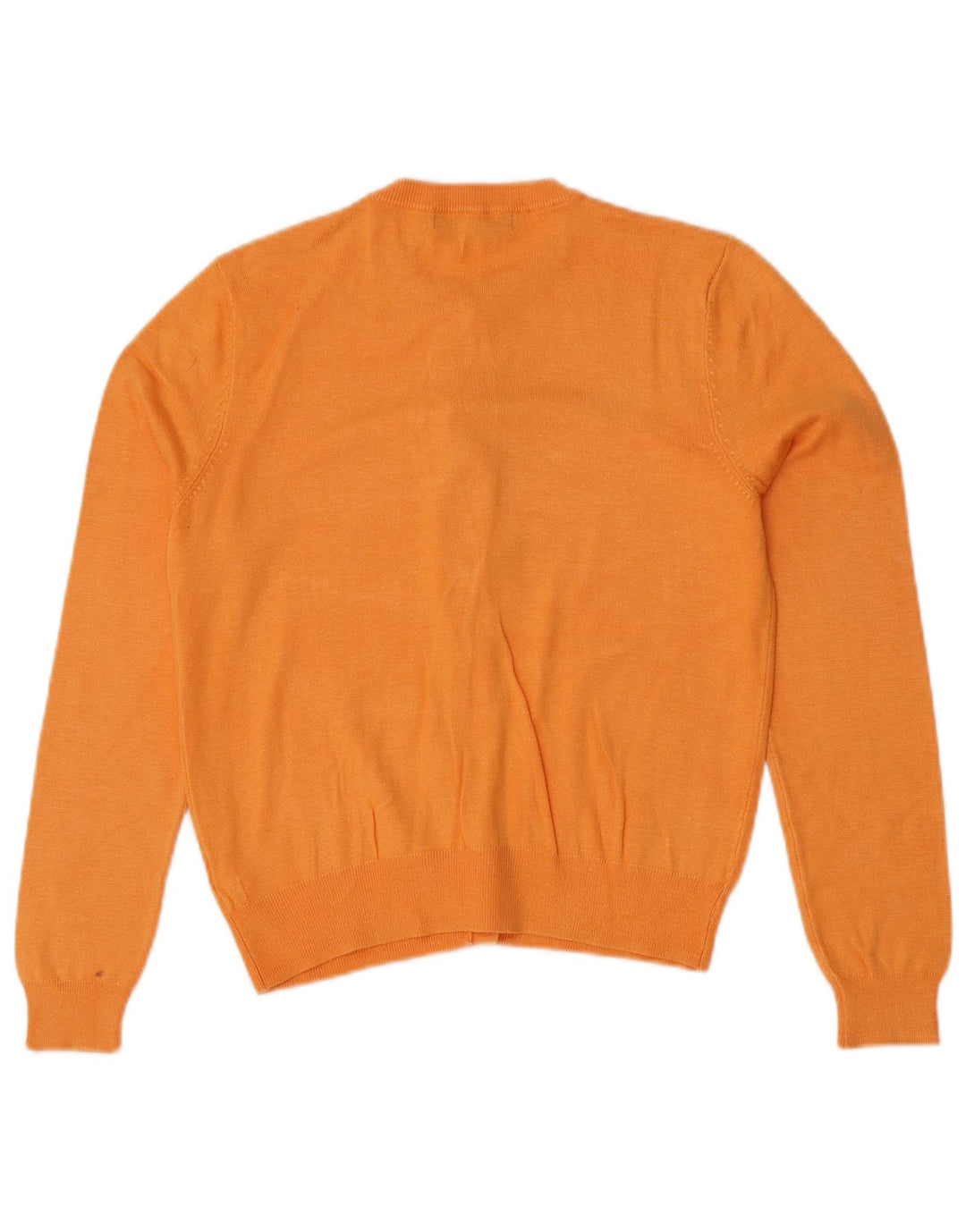 Marks & Spencer Dame Crop Cardigan Sweater UK 12 Medium Orange