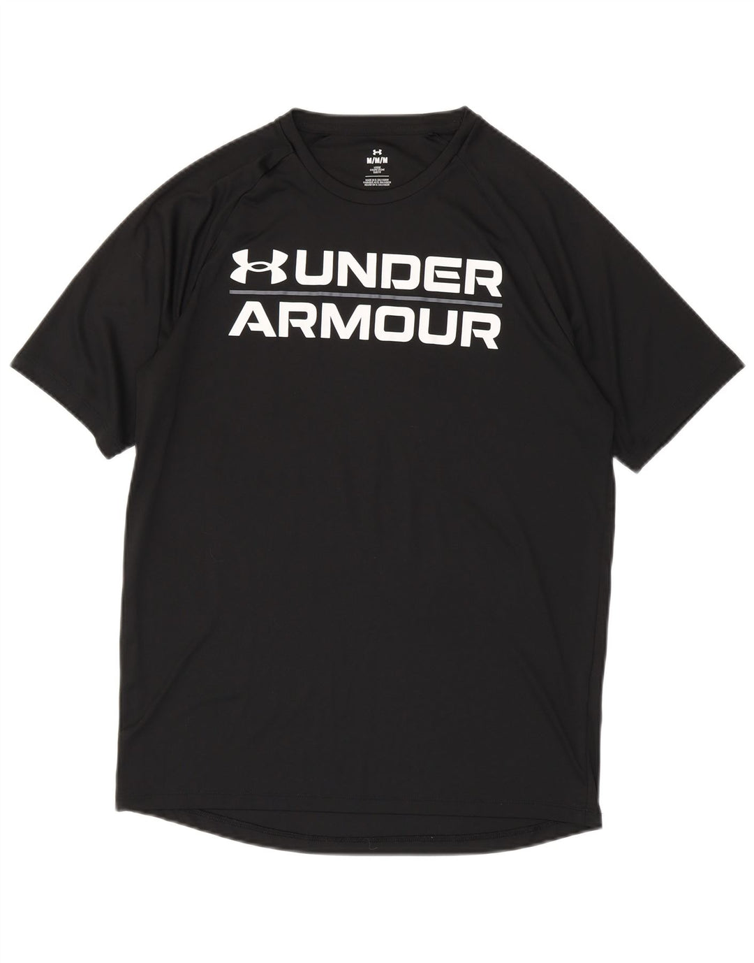 Under Armour Herre grafisk T-shirt Top Medium Sort Polyester