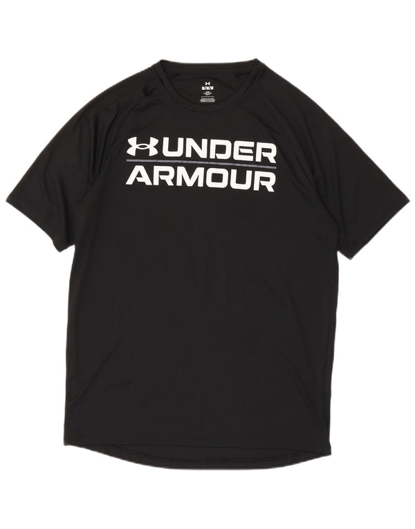 Under Armour Herre grafisk T-shirt Top Medium Sort Polyester