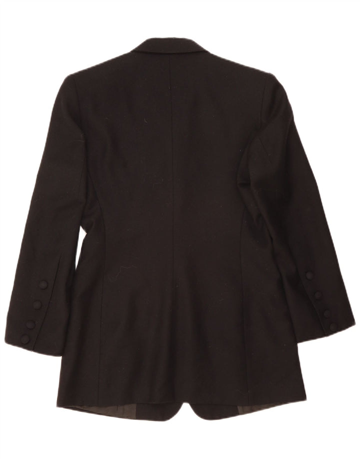 Sportstaff Dame 9-knaps blazerjakke IT 42 Medium Sort Virgin Wool