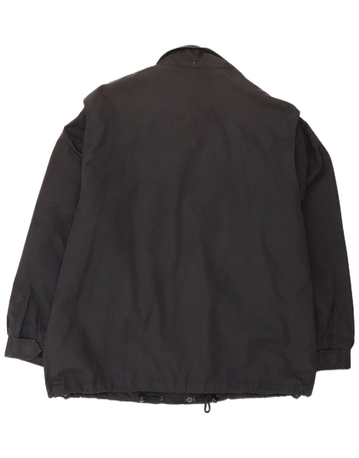 Fila Herre Windbreaker Jacket IT 50 Stor Sort Polyester