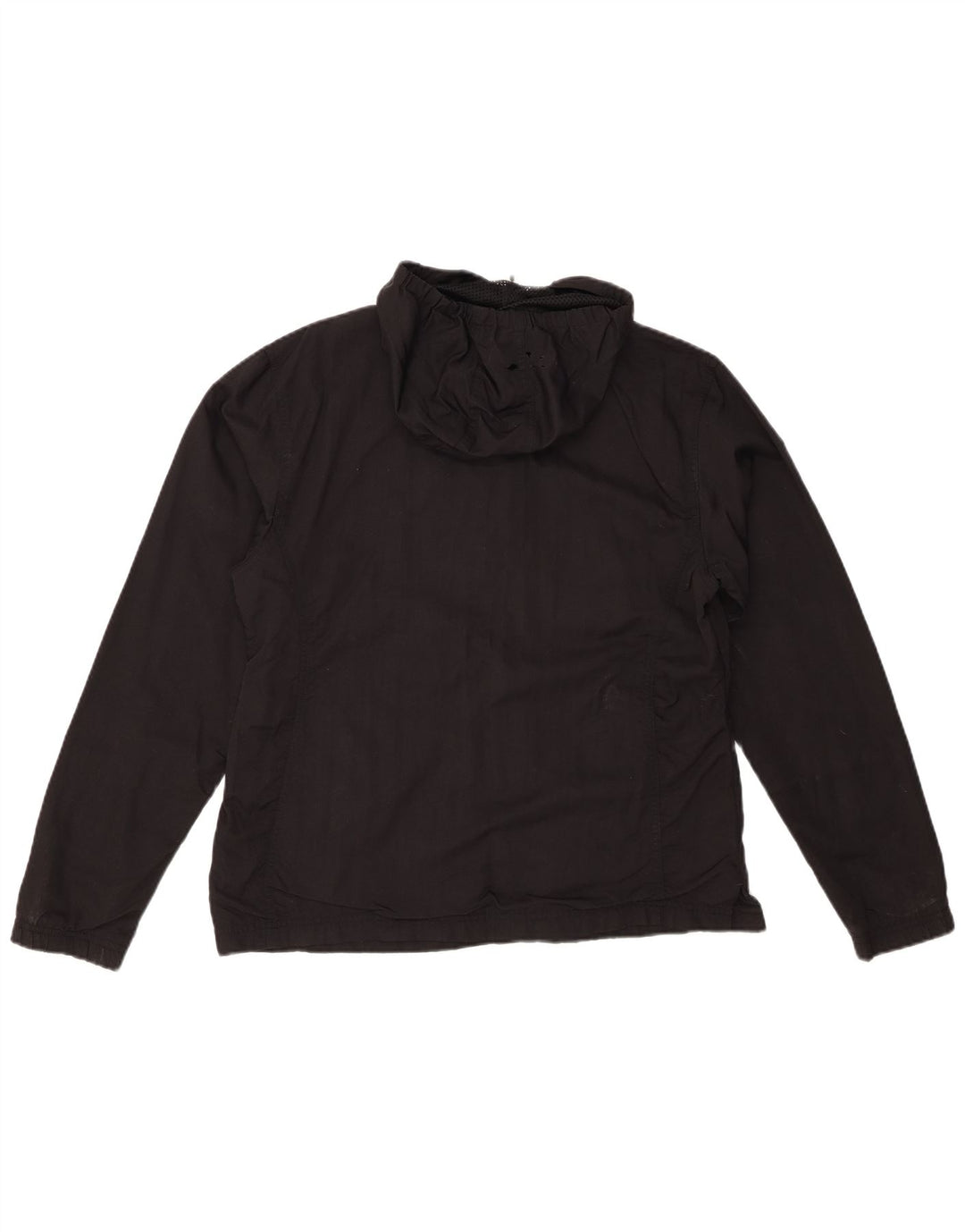 PUMA Anorakjakke med hætte til kvinder UK 14 Stor sort nylon