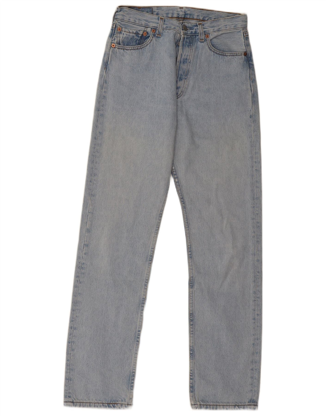 Levi's Herre 501 Straight Jeans W29 L32 Blå