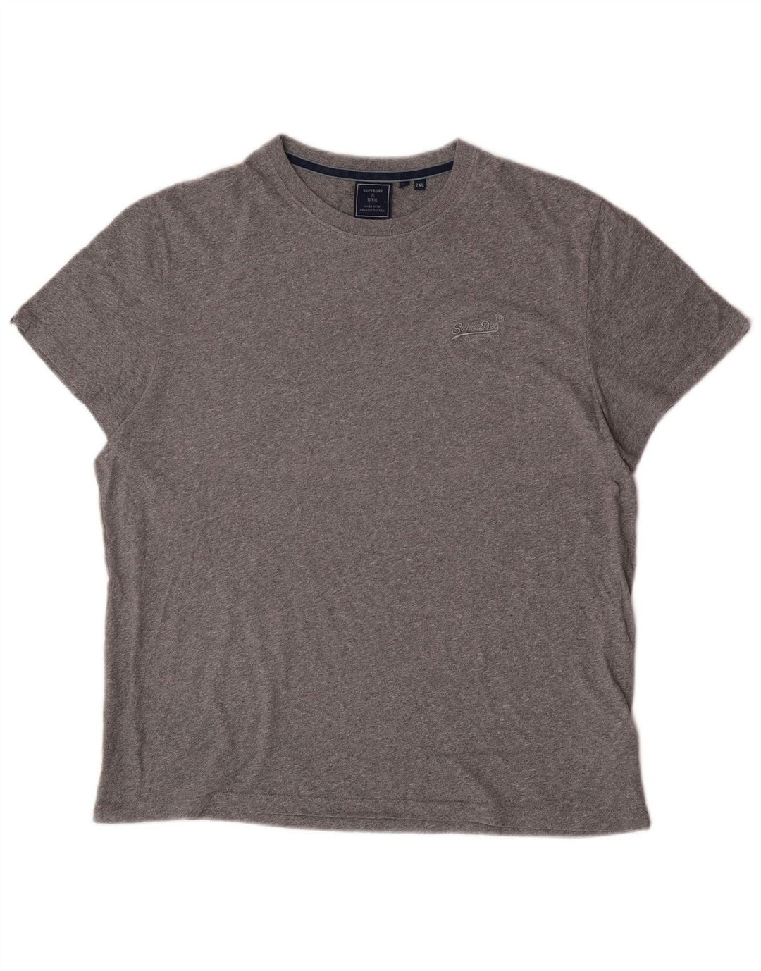 Superdry T-shirt top til kvinder 2XL grå bomuld