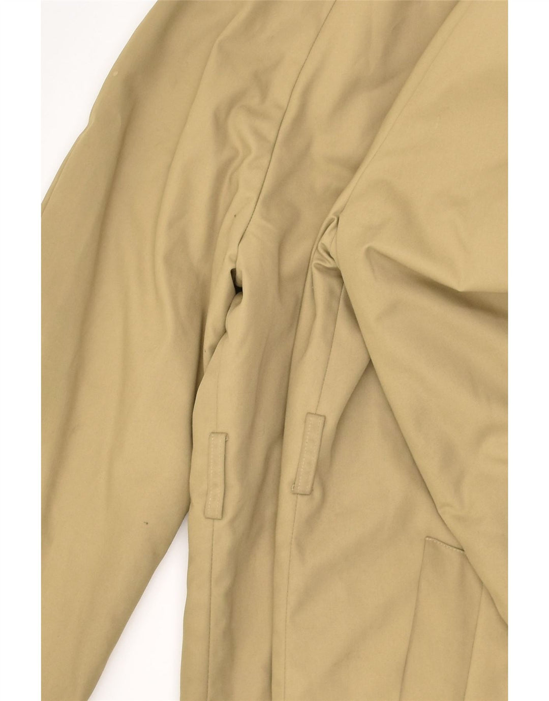 ELIZABETH ASCOT Womens Double Breasted Coat IT 46 Large Beige Polyester | Vintage Elizabeth Ascot | Thrift | Second-Hand Elizabeth Ascot | Used Clothing | Messina Hembry 