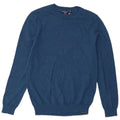 Superdry sweater med rund hals til mænd mellemblå bomuld