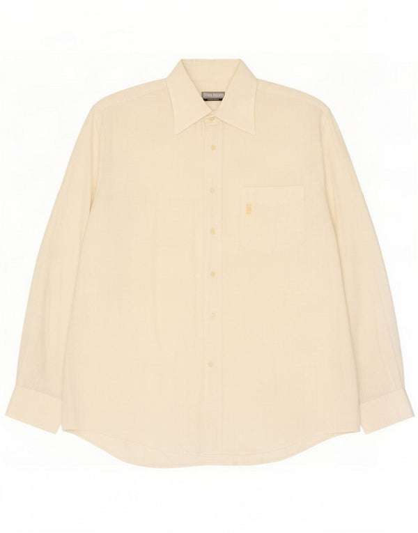 Pal Zileri Herreskjorte XL Off White Linen