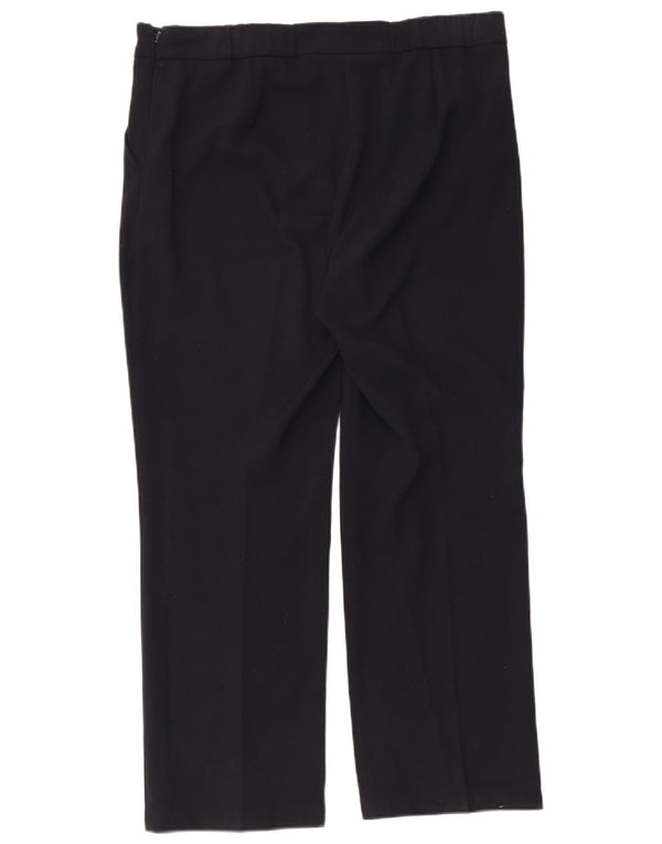 Marks & Spencer Dame Casual Bukser UK 14 Large W34 L27 Navy Blue