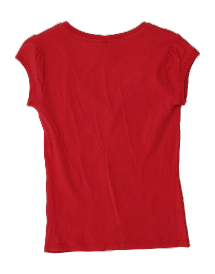 NIKE Womens T-Shirt Top UK 10/12 Medium Red Vintage Nike and Second-Hand Nike from Messina Hembry 