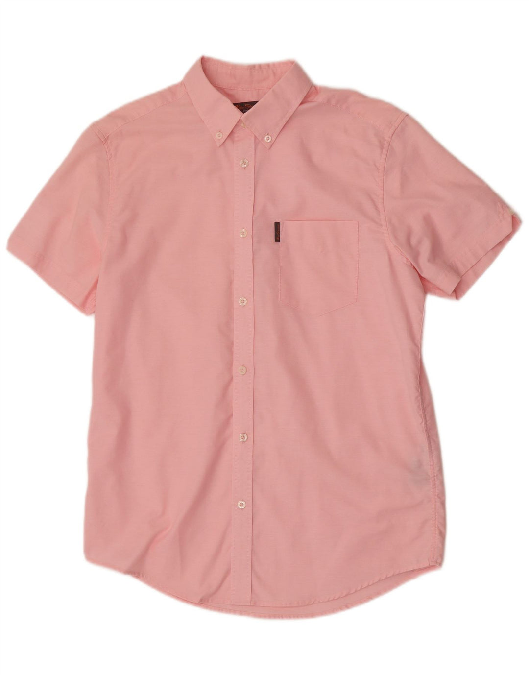 Ben Sherman Kortærmet Herreskjorte Medium Pink Bomuld
