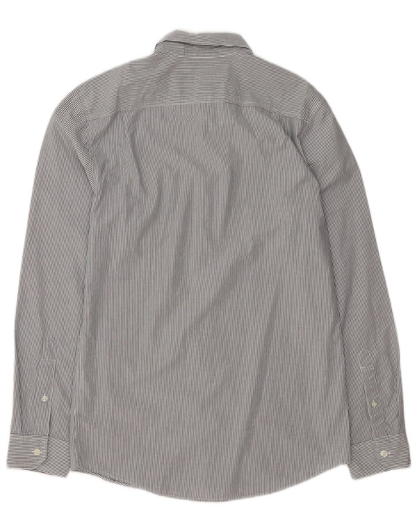 Jack Wills Herre Classic Fit skjorte lille grå nålestribet bomuld