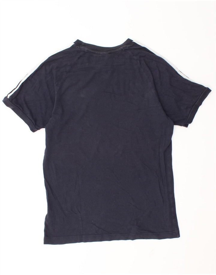 Adidas T-shirt top til mænd, lille marineblå bomuld