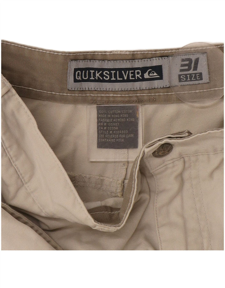 Quiksilver Herre Cargo Shorts W31 Medium Beige Bomuld