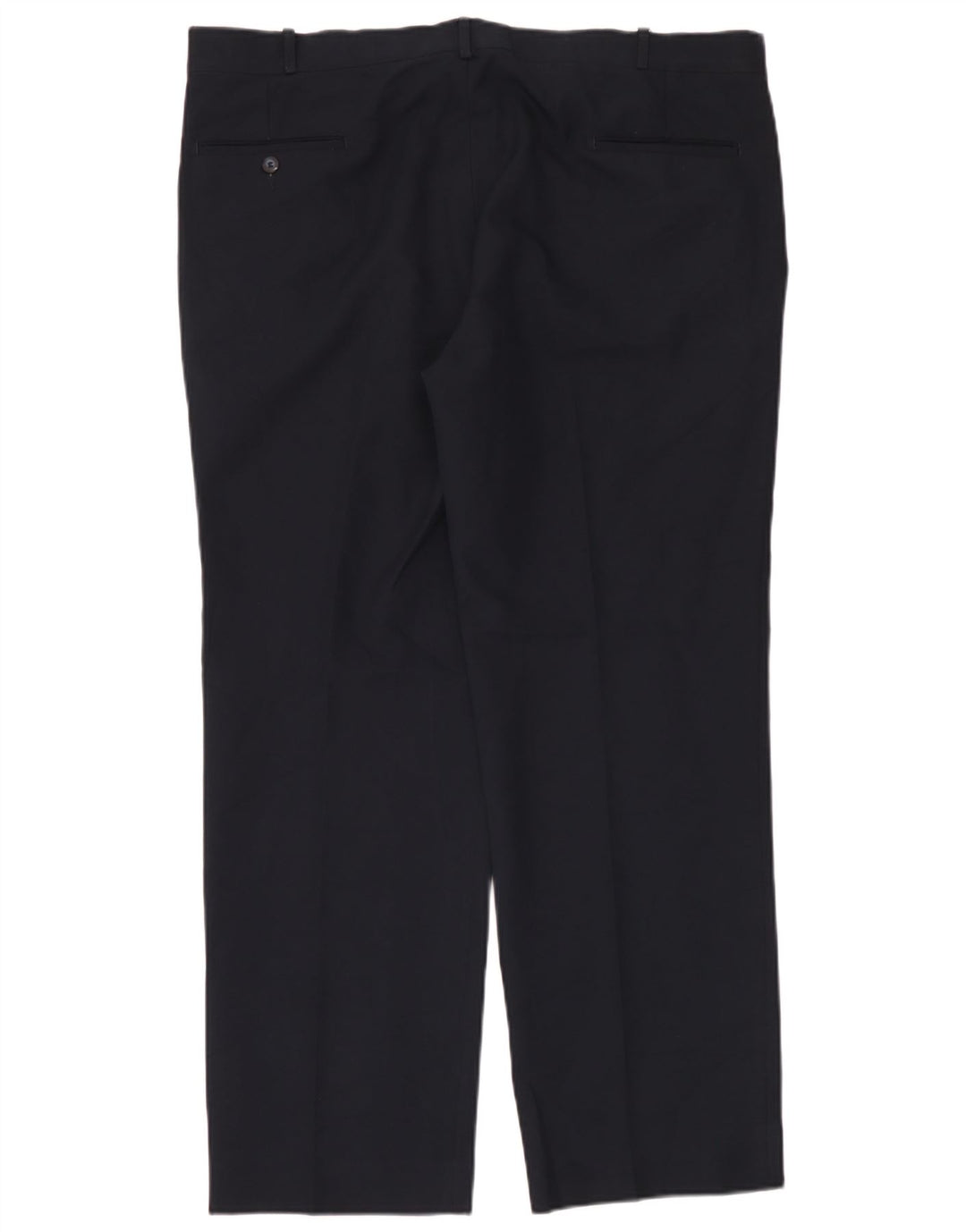 Farah Straight Suit Bukser til mænd W42 L33 Marineblå polyester