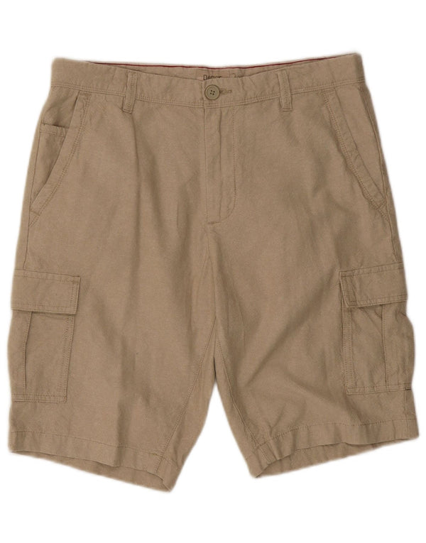 Dacks Herre Cargo Shorts IT 50 Large W34 Beige Bomuld