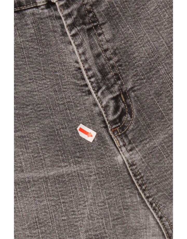 MARKS & SPENCER Dame Stretch Straight Jeans UK 16 Large W32 L30 Grå