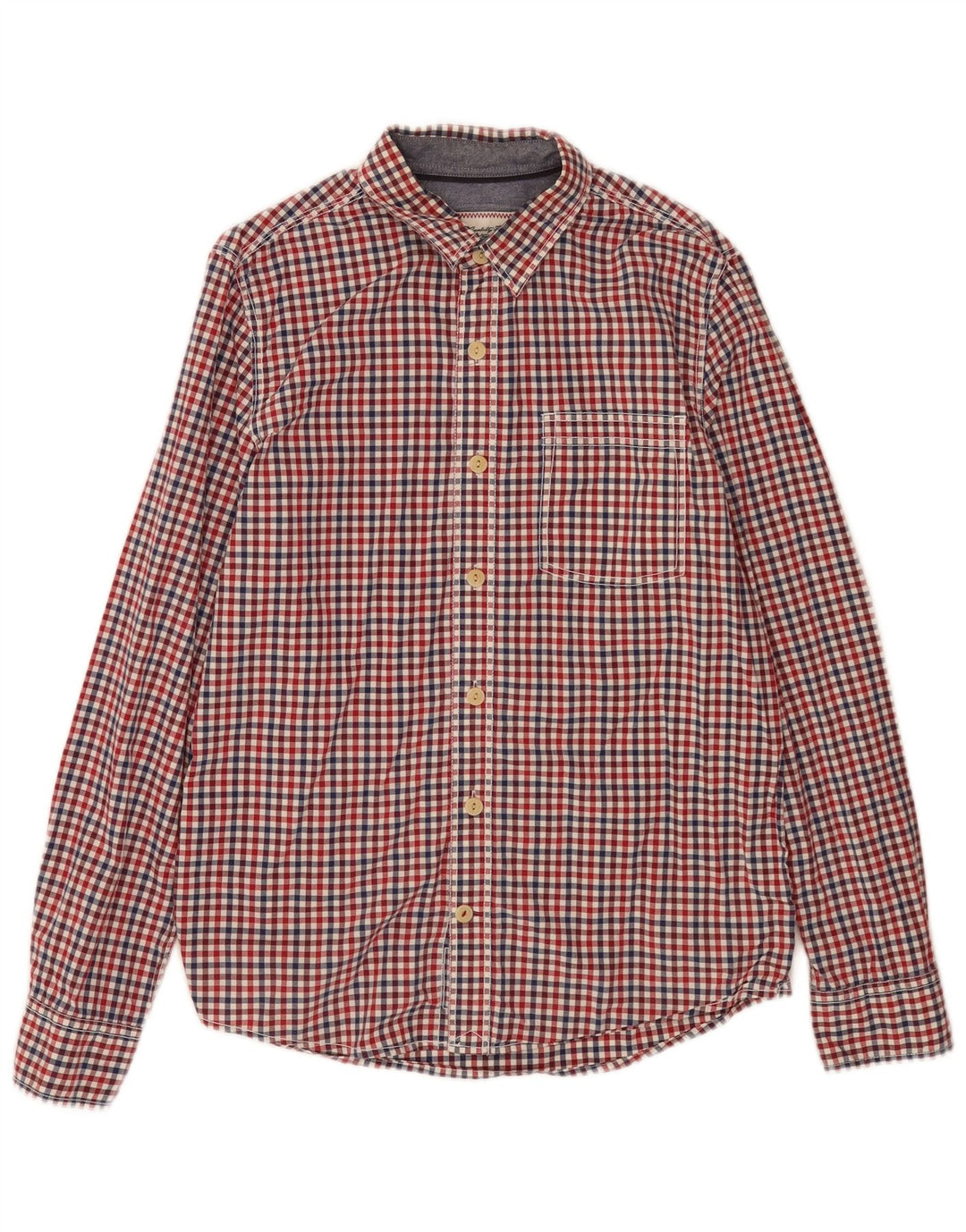 Fat Face Herreskjorte Lille Rød Gingham Bomuld