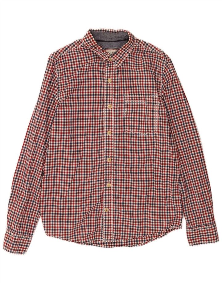 Fat Face Herreskjorte Lille Rød Gingham Bomuld