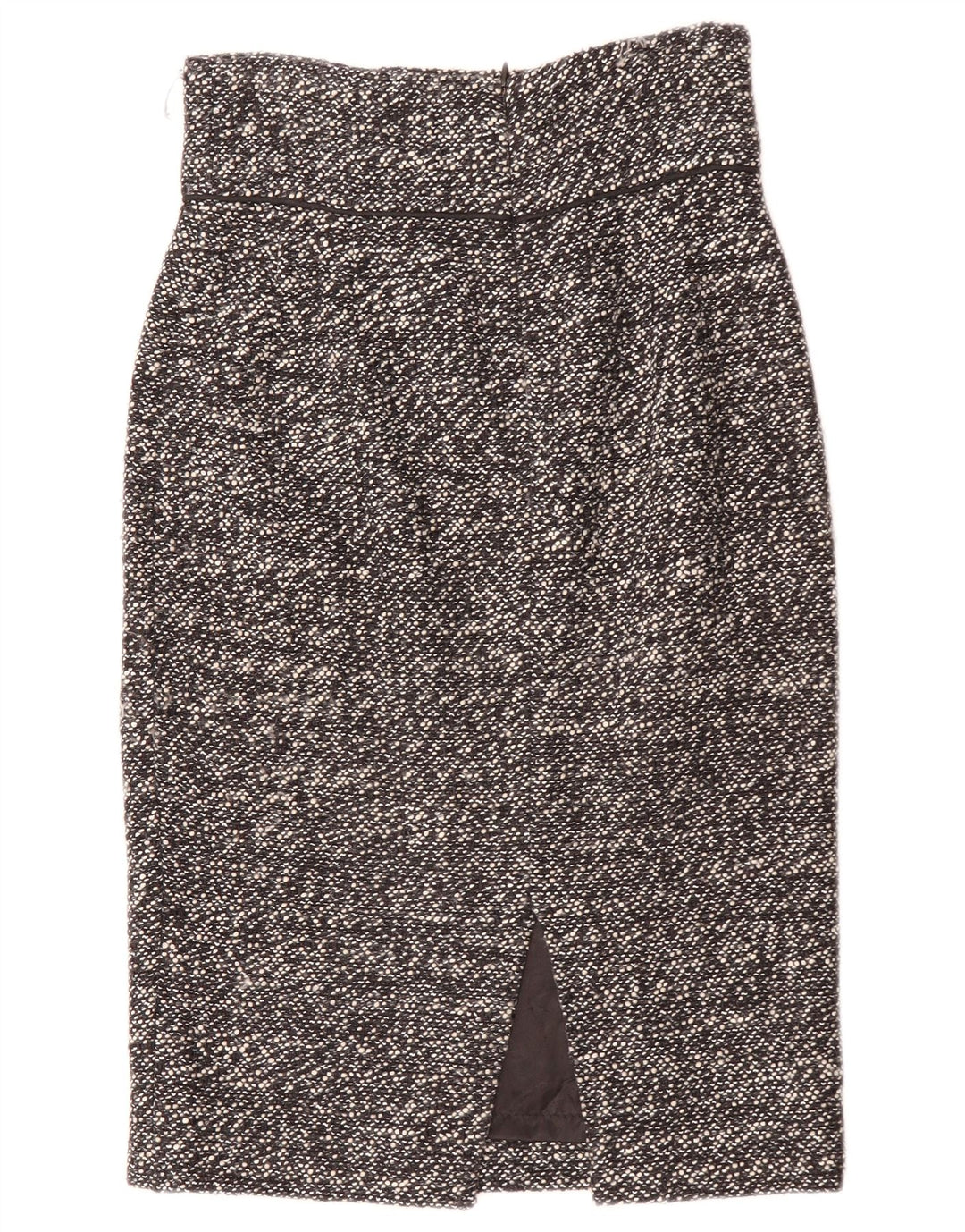 Zara Pencil Skirt Small W26 Black Flecked Acryl