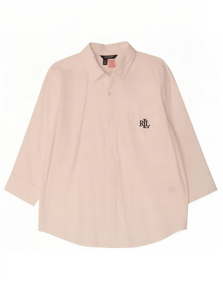 Ralph Lauren Herreskjorte Medium Hvid Bomuld