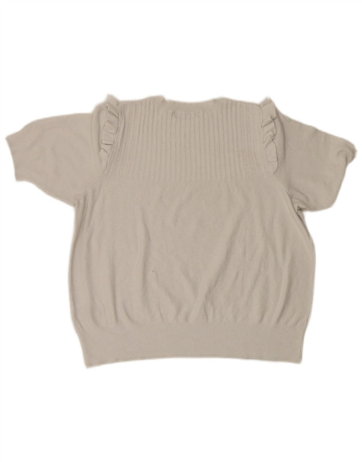 Marks & Spencer Damebluse Top UK 16 Large White Viscose