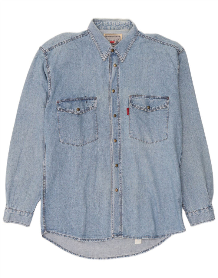 Carrera denimskjorte til mænd Medium blå bomuld