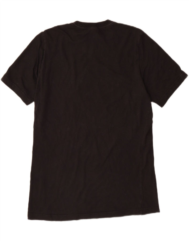 ADIDAS Mens Graphic T-Shirt Top Small Black Cotton Vintage Adidas and Second-Hand Adidas from Messina Hembry 