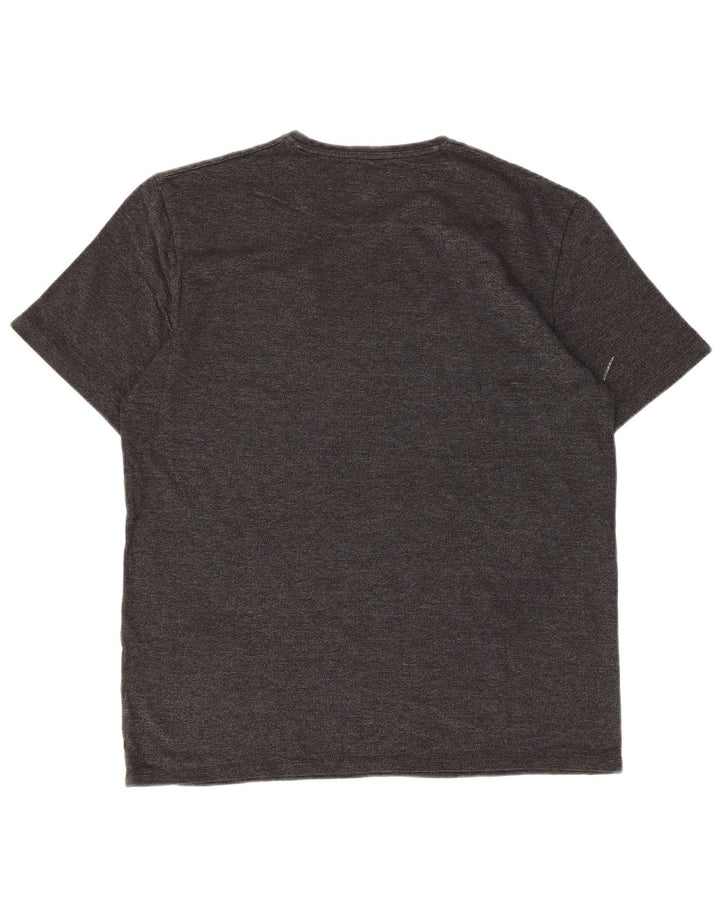 Cos Herre T-Shirt Top Medium Grå Bomuld